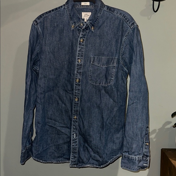 J. Crew Other - J. Crew Slim Denim Button Down Shirt